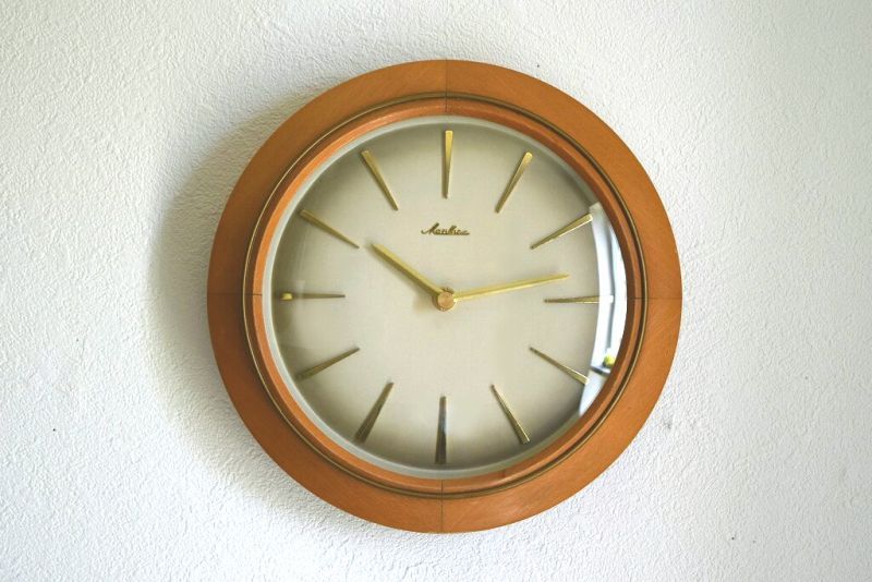 レトロアンティーク 壁 時計 ＊ 木製