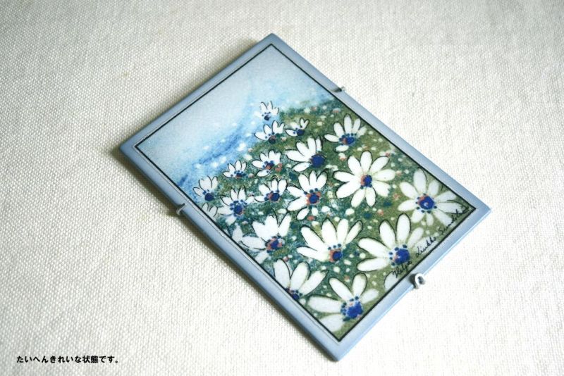 Cornflower and White Oxeye ヘルヤ 陶板画 アラビア-