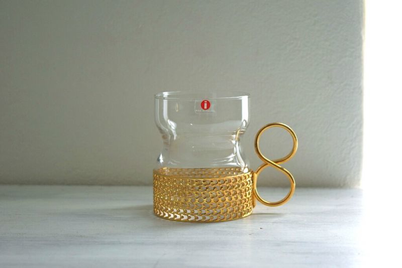 iittala TSAIKKA イッタラ グラス ゴールド - 北欧ヴィンテージ