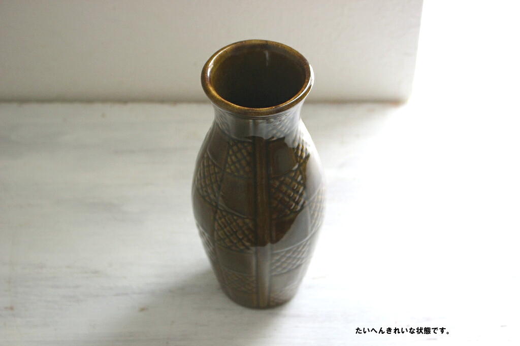 ビンテージ雑貨 ドイツの陶器のフラワーベース/花器/花瓶 - 北欧