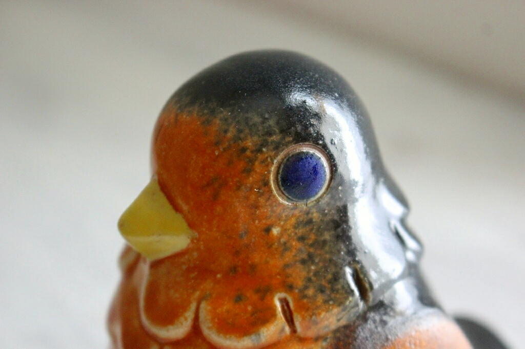 北欧ヴィンテージ EGO STENGODS 陶器の鳥の置物 - 北欧ビンテージ 