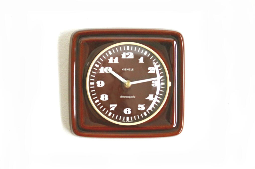 ドイツ　ヴィンテージ　KIENZLE 陶器　時計