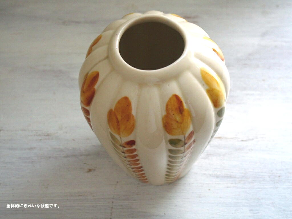 北欧ヴィンテージ ARABIA アラビア 陶器のフラワーベース/花器/花瓶