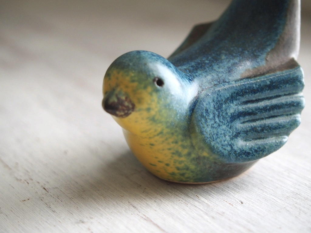 北欧ヴィンテージ EGO STENGODS 陶器の鳥の置物 - 北欧ヴィンテージ ...