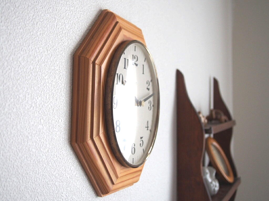 ミッドセンチュリー レトロ ZEIT 木製壁掛け時計 - a n t e n n a
