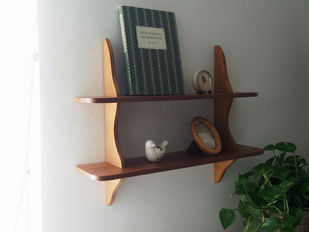 北欧ヴィンテージ　ウォールシェルフ セール30％オフ】ウォールシェルフ（vd1701-115-01）【北欧